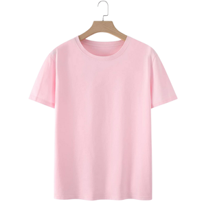 T-shirt en coton 100% de haute qualité 180g, impression de logo personnalisée, uni, unisexe, homme femme, t-shirt lourd vierge, vente en gros - Product Image 2