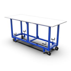 Mesa de Trabajo Ajustable para Pulir y Cortar, Mesa de Acero para Fabricación, Banco de Trabajo de Acero, Mesa de Trabajo de Granito - Product Image 6