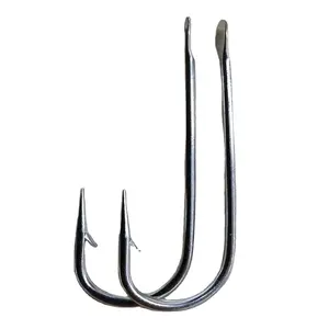 Direct Supply From Factory Round Bent Sea Hook Flatted Tinned Model No.2315/1100 Size No.1 Seasonal Fishing Hooks From India