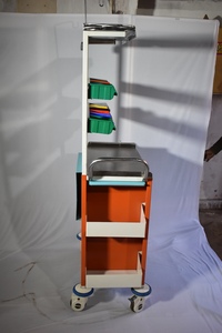 Carro de Emergencia Modular de Doble Fila con Cinco Cajones para Medicamentos, Soporte Trasero para Tabla Espinal, Soluciones CATTER PILLAR, Capacidad de Carga de 200 LB - Product Image 2