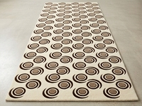 Factory Supply Custom Modern Circle Pattern Hallway Runner Rug Hand Tufted Luxury Long Corridor Carpet Manufacturer Wool/Cotton