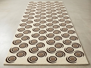 Factory Supply Custom Modern Circle Pattern Hallway <b>Runner</b> <b>Rug</b> Hand Tufted Luxury Long Corridor Carpet Manufacturer - Product Image 3