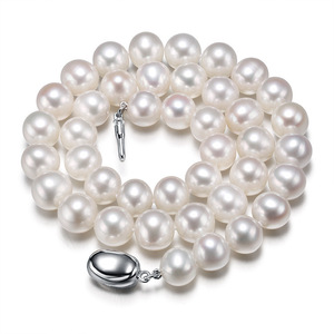 สร้อยคอไข่มุกน้ำจืดผลิตตามสั่งไข่มุกที่มีหลายขนาดและมีหลายสีให้เลือก - Product Image 1