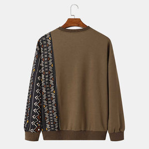 เสื้อสเวตเชิ้ตผู้ชายผ้าฝ้ายผสมแบบสบายๆ สวมใส่ได้ทุกวัน เสื้อคลุมลำลองทันสมัยสำหรับฤดูหนาว - Product Image 2