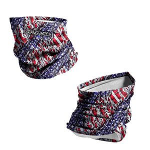 Nouveau design Cache-cou respirant sublimé avec imprimé drapeau USA, protection UPF50+, camouflage, pour la pêche et les sports - Product Image 1