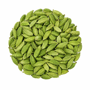 Vainas de Cardamomo Verde Aromático de 8mm, Gruesas, Naturales, Enteras, Especia Premium, Proveedor de Exportación, Grado Kerala Alleppey, Envasado al Vacío - Product Image 1