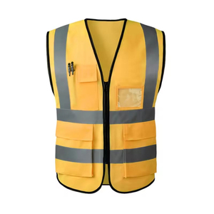 Chaleco de Seguridad Reflectante para Trabajo con Bolsillos, Chaleco de Alta Visibilidad para Construcción - Product Image 5