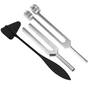 Juego de 3 Diapasones C128 y C512 y Martillo de Percusión Táctico Taylor, Calidad Premium para Diagnóstico - Product Image 1