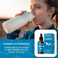 Solution liquide de supplément d'iode et d'iodure de potassium à 2 % OEM/ODM pour la santé des femmes et des hommes – Gouttes d'iode