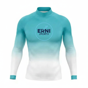 Rashguard de surf pour hommes à manches courtes, protection solaire UV, respirant, écologique, séchage rapide, pour la gym et la plage - Product Image 4