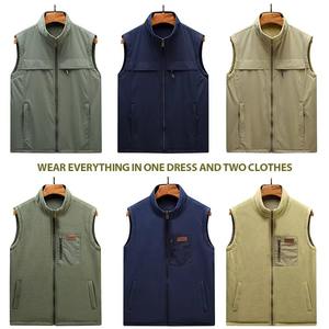 Gilet de pêcheur multi-poches pour la pêche, la randonnée, le journalisme, la photographie, le camping, le safari - Product Image 2