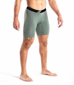 Calzoncillos bóxer de compresión sin costuras de talle alto para hombre, populares, estampados, transpirables, de punto, ropa interior de compresión al por mayor - Product Image 6