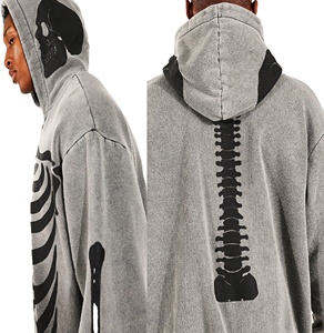 Chenille-Conjunto de dos piezas para hombre, chándal con capucha y cremallera, Jersey, Sudadera con capucha, Pantalón Cargo bordado, talla grande - Product Image 1