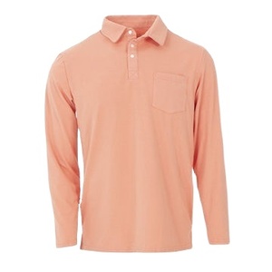 Polo à manches longues pour homme dernière mode Vente en gros OEM 100% coton Meilleure vente Qualité orientée vers l'exportation Logo personnalisé 220 GSM - Product Image 1
