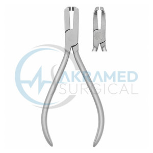 Orthodontic <b>Bracket</b> Removing Pliers <b>Angled</b> Stainless <b>Steel</b> Dental Surgical Instrument CE Certified Reusable - Product Image 1
