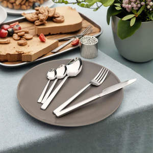 Ensemble de couverts en acier inoxydable de haute qualité |   Couverts confortables pour les repas quotidiens - Product Image 2