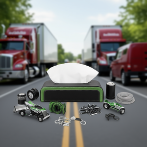 Accessoires pour camions Eco Curve Tissue Box Vert-Noir - Product Image 3