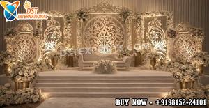 Modern Amazing Laser Cut Metal Panels for <b>Wedding</b> Backdrop Decors Unique Indian <b>Wedding</b> Backdrop <b>Frames</b> Factory Price Norway USA - Product Image 5