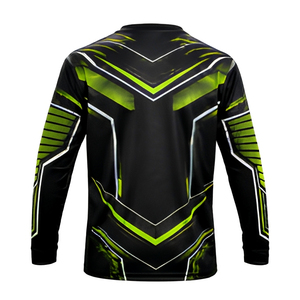 Camisetas de Paintball Personalizables de Primera Calidad, Ecológicas, 100% Poliéster, Malla Interlock, Manga Larga, Transpirables, Compresión, Teñidas - Product Image 1