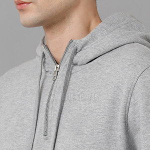 Sudaderas con Capucha y Cierre de Cremallera de Alta Calidad con Diseño Personalizado para Hombre, Color Sólido, Casual, Tallas Grandes - Product Image 6