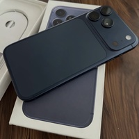 Nouvel Arrivage – iPhone 17 Pro Max d'occasion d'origine de haute qualité, débloqué 5G, iOS 26, Bleu Profond, Double SIM, Orange Cosmique 17promax