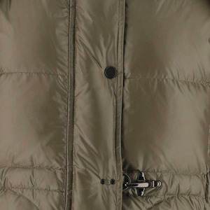 Veste d'hiver pour homme à capuche, col montant, coupe-vent, couleur unie, rembourrage épais en polyester, style décontracté, longueur normale - Product Image 4