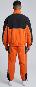 Ensemble survêtement coupe-vent imperméable pour homme avec fermeture éclair et col montant / Survêtements de pluie pour homme - Product Image 2