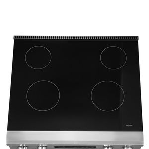 Compact 4-Burner Freestanding Stainless Steel Kitchen Stove 30-Inch Electric <b>Range</b> Oven 4.8 Cu. Ft. Capacity 4 Cooktop Burner - Product Image 3