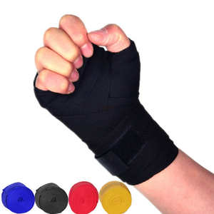 Bandes de boxe professionnelles en coton respirant pour l'entraînement, soutien du poignet, fitness, bandes de résistance élastiques pour les mains - Product Image 3