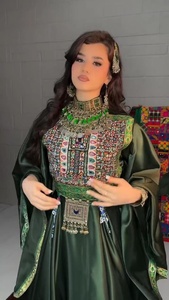 Tissu en Soie Georgette de Haute Qualité en Gros, Robes Salwar Kameez Afghanes Kuchi Très Demandées 2026, Robes de Mariage Respirantes - Product Image 2