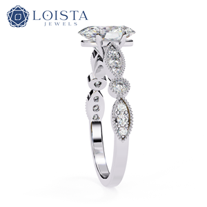 CVD HPHT Oval Cut Lab Grown Diamond Jewelry <b>Rings</b> 10k 14k Gold Solid Custom <b>for</b> Women <b>Men</b> Engagement with Igi Certification - Product Image 2