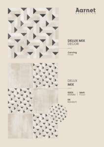 กระเบื้องพอร์ซเลนแกะสลักขนาด 600x600 มม. ผิวด้าน พร้อมลวดลายตัดลึกและผิวสัมผัสธรรมชาติ เหมาะสำหรับโครงการปูพื้นระดับพรีเมียม - Product Image 4