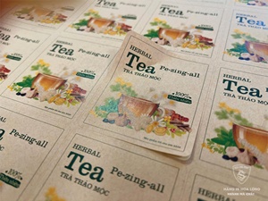 Eco-friendly <b>Transparent</b> Waterproof Strong Adhesive Food <b>Label</b> Custom Logo Decal Material-OEM Vietnam Manufacturer Supplier - Product Image 1