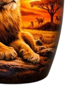 Urne en aluminium LION pour la vente au détail, Urne en aluminium pour revendeurs, Urne en aluminium pour distributeurs, Urne en aluminium pour la vente en gros, Vase - Product Image 6