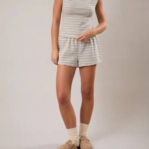 <b>Custom</b> Logo New Designer Fashion Women's Summer <b>Boxer</b> Running Shorts Contrast Color Stripe Casual Shorts Manufacturer - Product Image 5