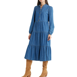 Vestidos Vaqueros para Mujer, Personalizables, Tela Cómoda, Venta al por Mayor, Muestra Gratis, Mejor Calidad - Product Image 2