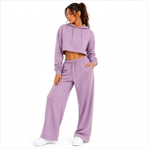 Womens Soft Relaxed Lounge Clothing Two Piece Outfit With Comfortable Pants For All Season Everyday Wear - Product Image 1