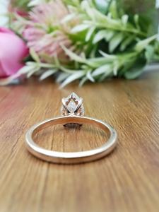 D'VINS JEWELS Women's 14K Solid Gold 2ct Classic Lab-Created pear Cut VVS Diamond Engagement <b>Ring</b> for IGI Certificate - Product Image 6