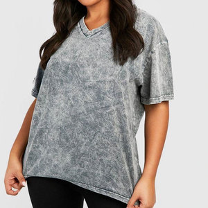 Camiseta de Mujer con Lavado Ácido, Textura Suave, Material Premium, Estilo Relajado y Elegante, Superventas - Product Image 4