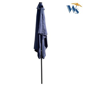 10 X 6.5t Rectangular LED <b>Lighted</b> Patio Umbrellas for Garden Backyard <b>Pool</b> & Spa Solar Powered Crank Push Button Tilt Design - Product Image 5