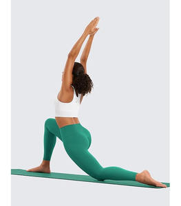 Nouveaux Leggings Femme Taille Élastique Respirants Séchage Rapide Effet Ventre Plat Pantalons de Sport Gym Yoga Tissu Doux 2025 - Product Image 3