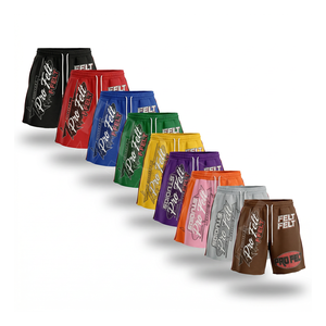 Pantalones Cortos Deportivos Casuales de Verano para Hombre, 100% de Alta Calidad, de Secado Rápido, Transpirables, Estilo Vintage, para Gimnasio, Running, Entrenamiento Deportivo, Ajuste Holgado y Cómodo - Product Image 1