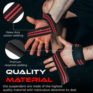 Sangles de poignet personnalisées avec logo imprimé, maintien optimal, couleur unie, produit unique, pour l'exercice physique - Product Image 4