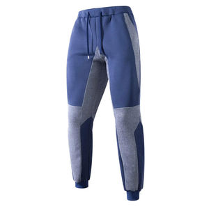 Latest Design Best Quality Men's Hooded Athletic Tracksuit Casual 2 Pieces Color Block Hoodies and Sweatpants <b>Set</b> - Product Image 3