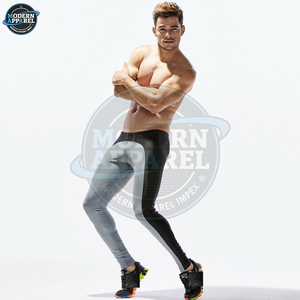 กางเกงเลกกิ้งกีฬาผู้ชายแบบรัดรูป แห้งเร็ว ยืดหยุ่น เหมาะสำหรับวิ่ง ออกกำลังกาย ฟิตเนส - Product Image 2