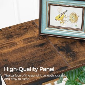 Industrial 3-Tier <b>Printer</b> Stand Rolling Storage Cart with Power Outlets and 2 <b>USB</b> Ports Easy-to-Move <b>Printer</b> Table on Wheels - Product Image 4