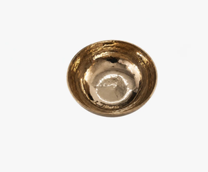 Cuenco Redondo Dorado Hecho a Mano, Cuenco Decorativo de Metal para Oración, Impresión Digital para Decoración del Hogar, Recuerdo, Regalo - Product Image 1