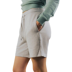 Nouveauté Printemps 2026 Shorts de survêtement pour femme, coupe droite, taille élastique, respirants, couleur unie, style sport décontracté, vente en gros, logo personnalisé - Product Image 4