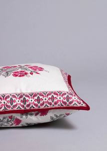 Hand Block <b>Printed</b> <b>Cushion</b> Cover, Beautiful Block Print <b>Cushion</b> Case- Indian <b>Cushion</b> Cover- Pillow Cover - Product Image 3