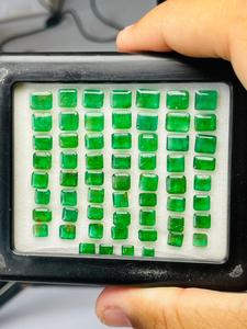 Émeraudes naturelles de Zambie, taille émeraude, qualité AAA, vertes, certifiées IGI, 50 carats, lustre superbe, polissage parfait, prix abordable - Product Image 5
